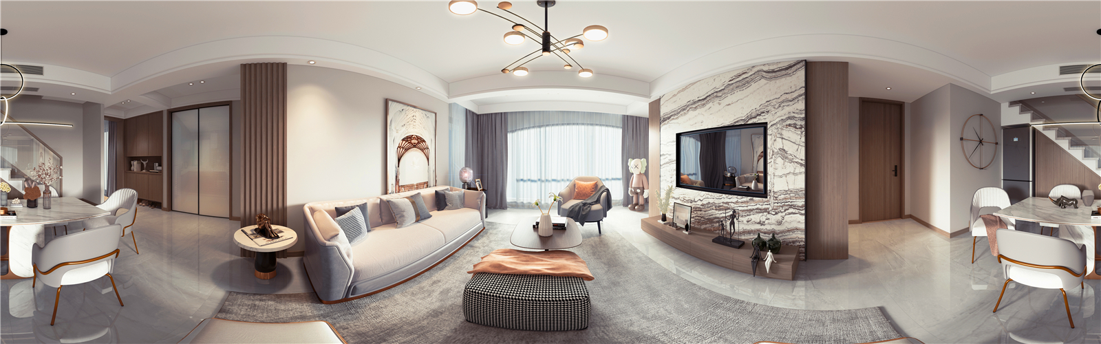 How to render a panoramic image with 3ds Max? 