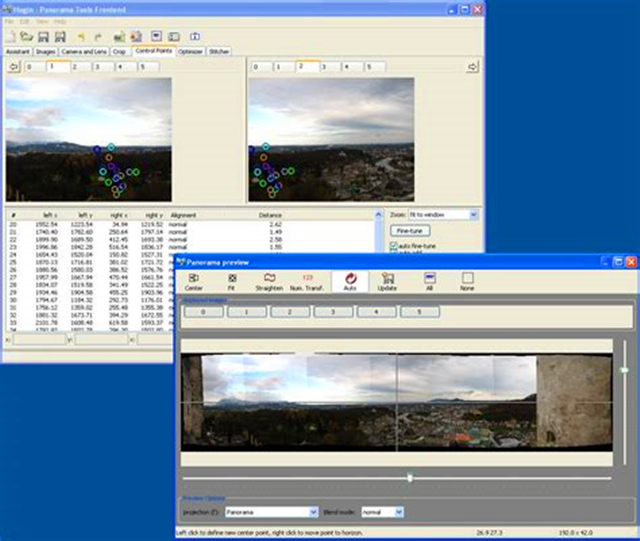 panorama stitching software